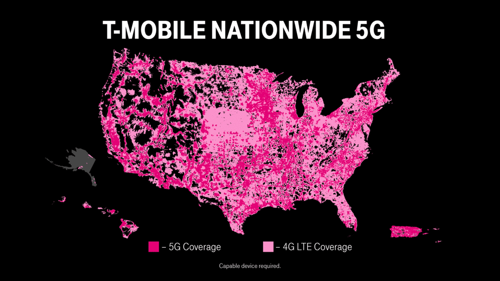 USA & Hawaii Prepaid Travel eSIM Card - T-Mobile