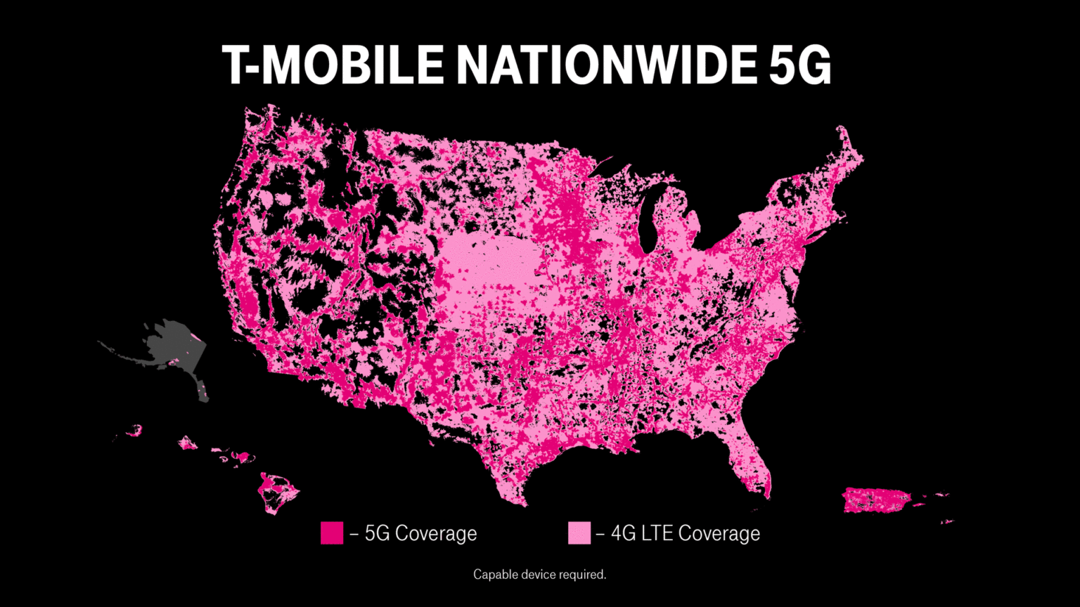 USA & Hawaii Prepaid Travel eSIM Card - T-Mobile