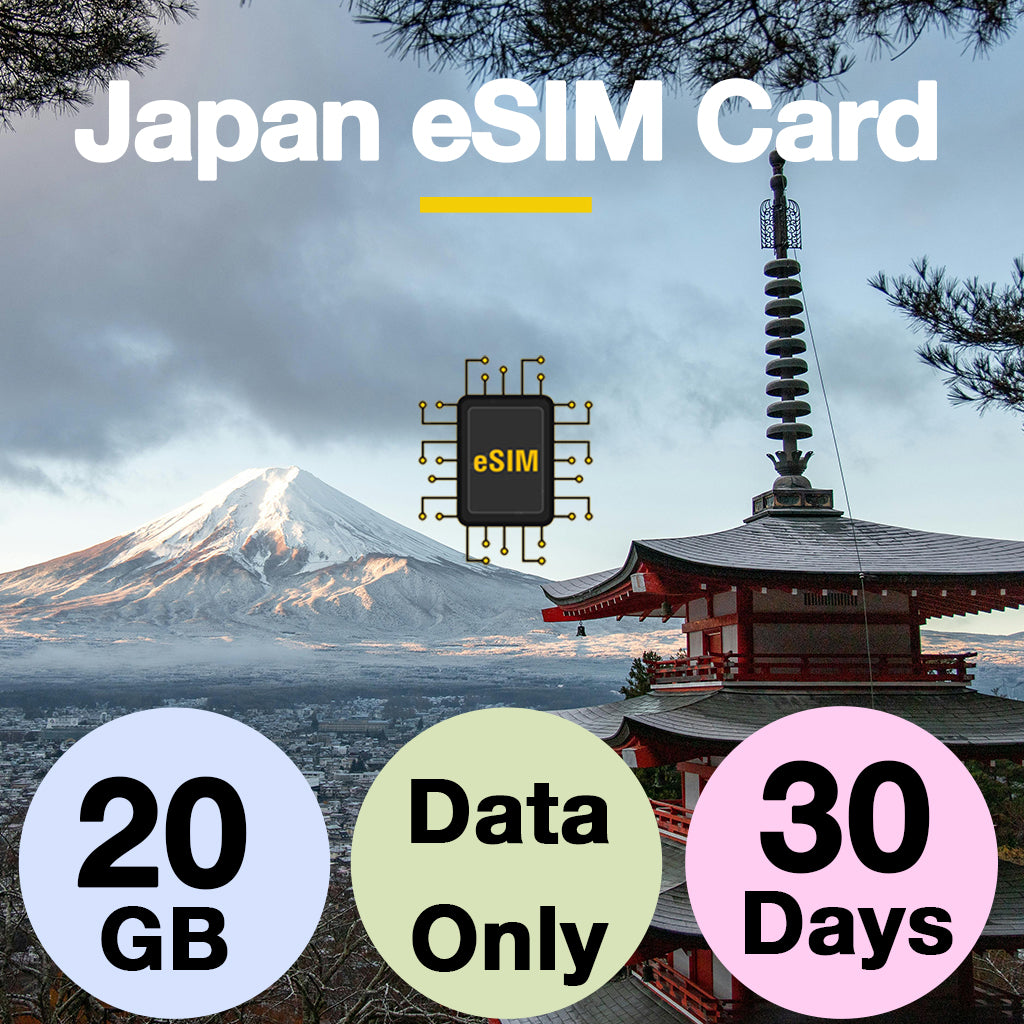 Japan Prepaid Travel eSIM Card - IIJmio