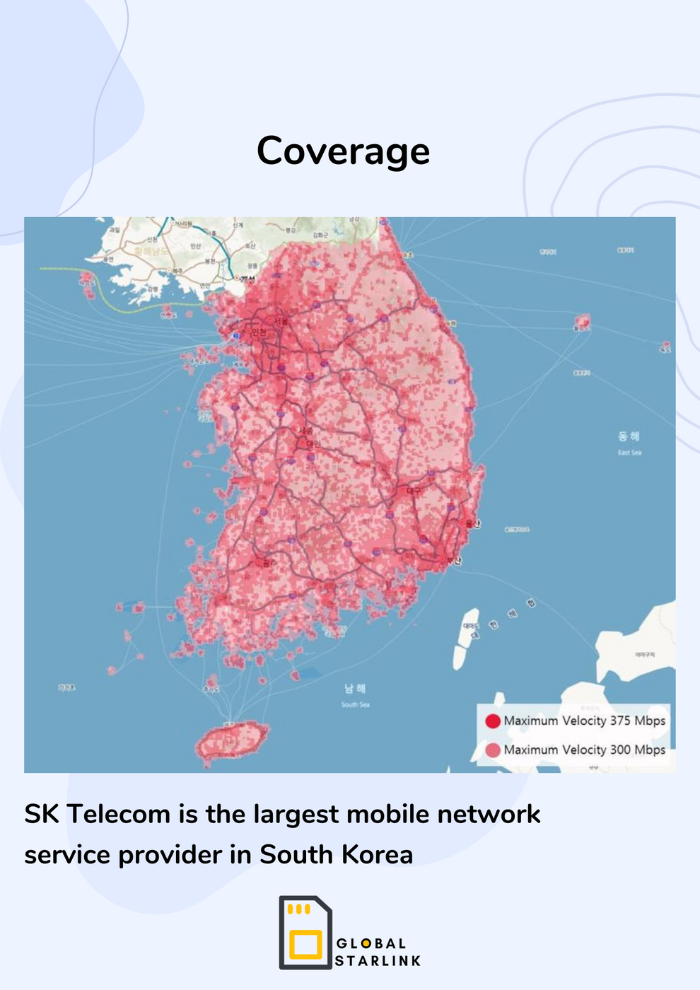 South Korea Prepaid Travel eSIM Card