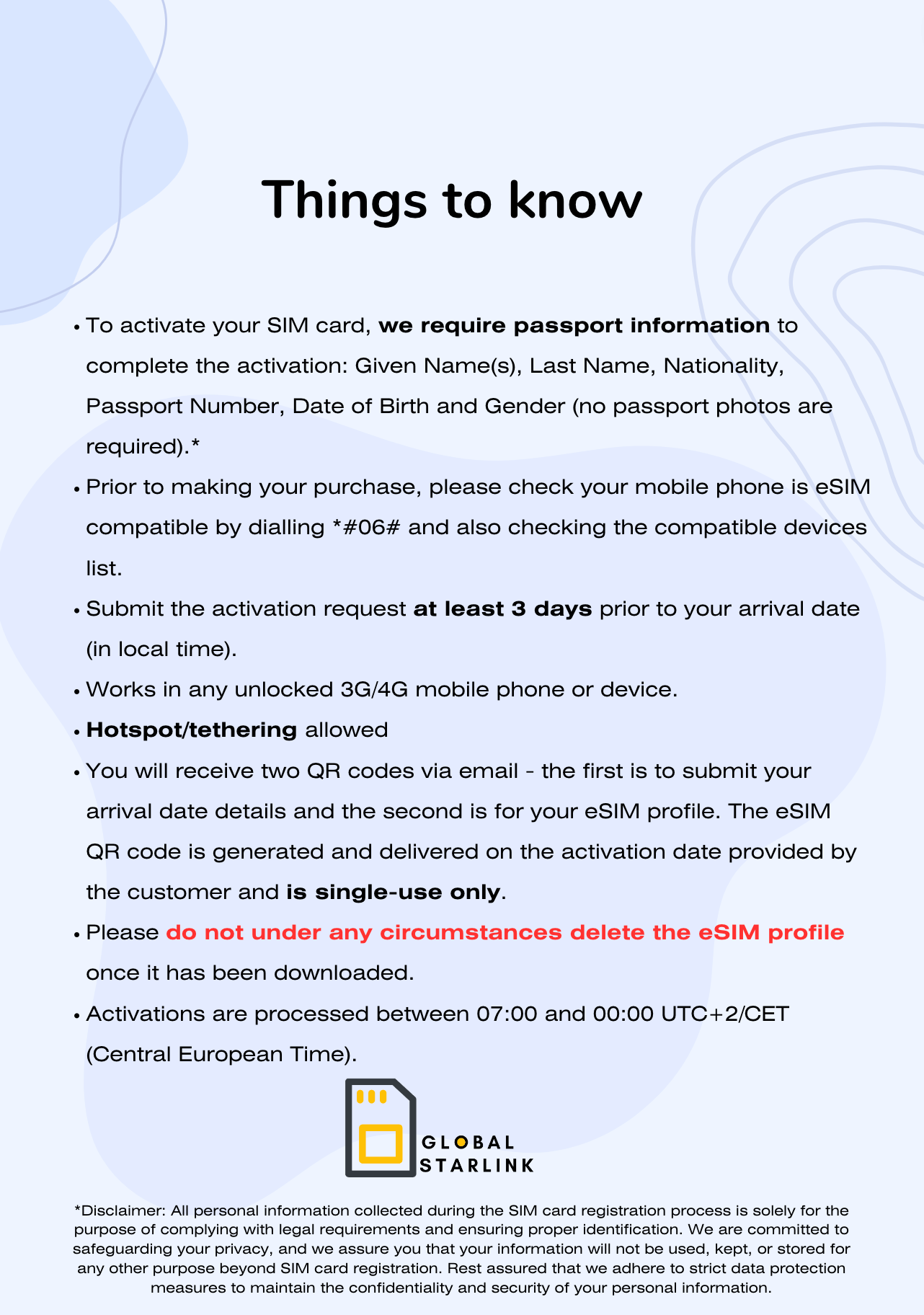 Europe & UK Prepaid Travel eSIM Card - Orange